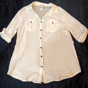 Dotti Sheer Tunic Shirt